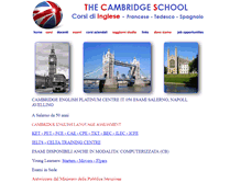 Tablet Screenshot of cambridgeschools.it