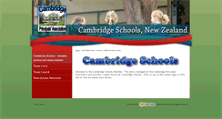 Desktop Screenshot of cambridgeschools.co.nz